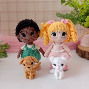 Léo e Lia - Receita de Amigurumi PDF